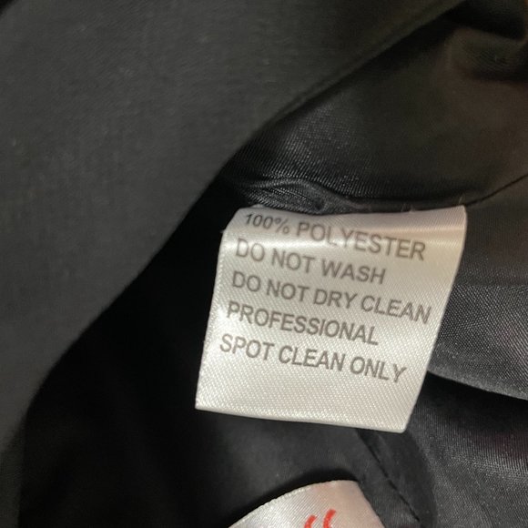 NWOT - JJ's House Chiffon One-shoulder Knee-length Black Dress Size 14 - Picture 8 of 8